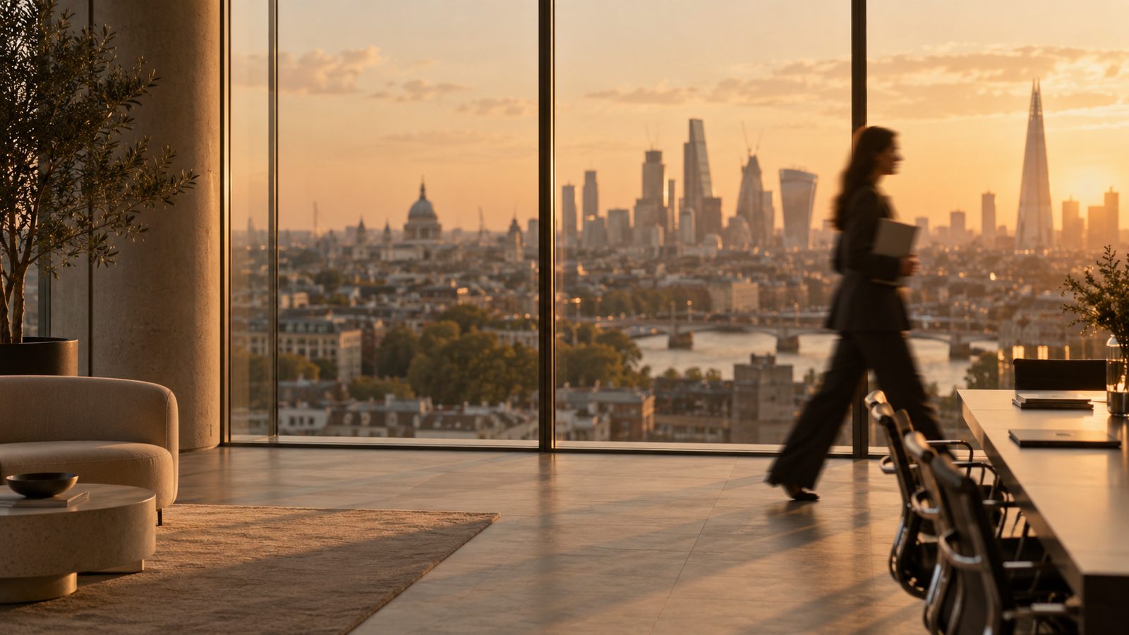 Wide frame from a brand launch campaign film